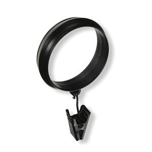 Bali Blinds 7/8" Rings, Matte Black, 7-Pack
